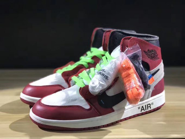 jordan chicago x off white