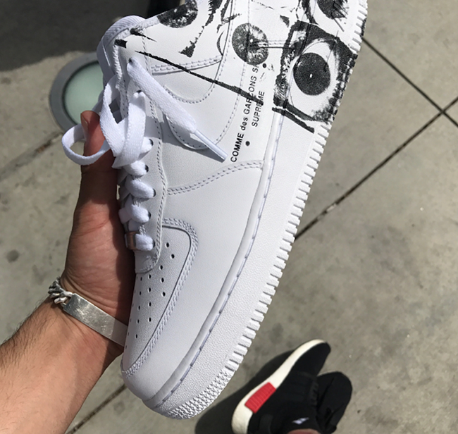 Supreme x Comme des Garçons x Nike Air Force 1s Release This Week