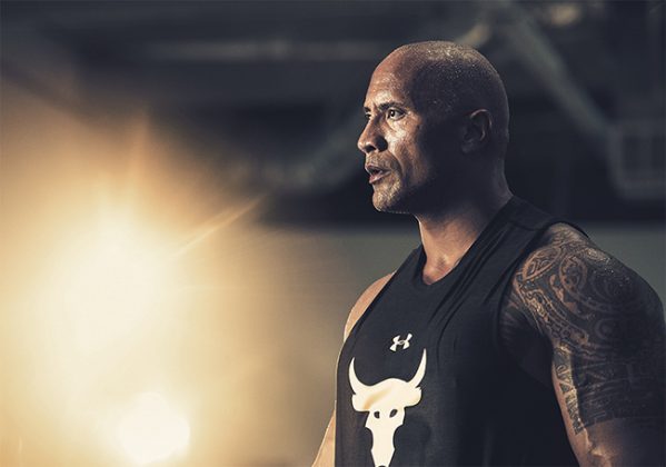 the rock under armour joggers