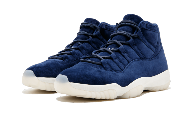 Derek Jeter Air Jordan 11 Navy Suede | SneakerFiles