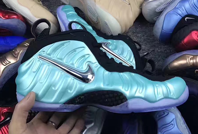 blue and silver foamposites