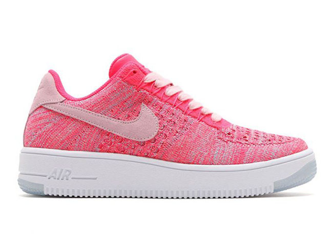nike air force flyknit pink
