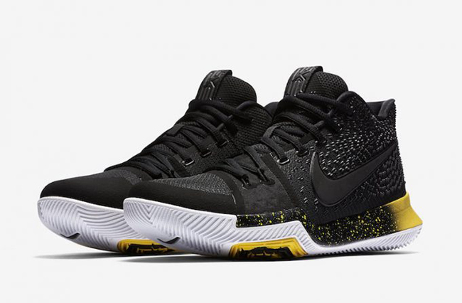 kyrie 3 yellow and black