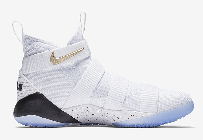 all white lebron soldier 11