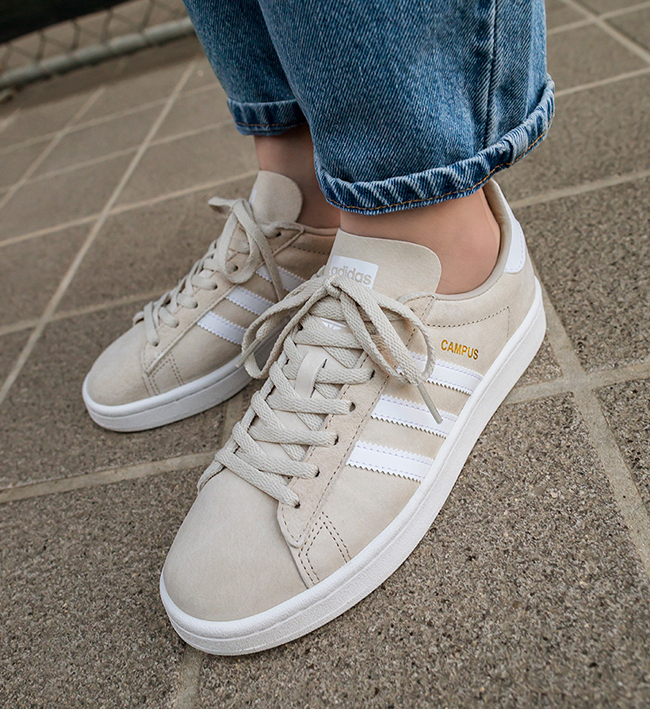 adidas campus clear brown off white