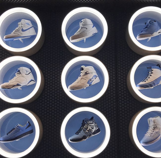 Air Jordan Retro UNC Tar Heels Collection