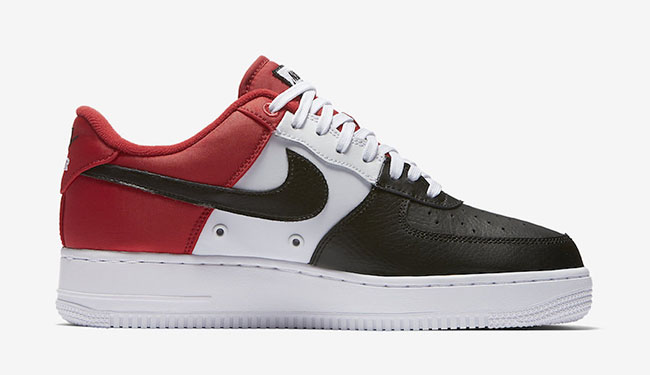 air forces red black and white