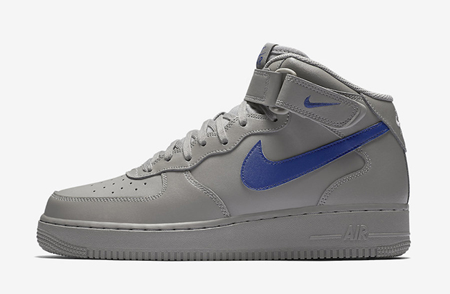 Nike Air Force 1 Mid Dust Grey Royal Blue 315123-040 | SneakerFiles