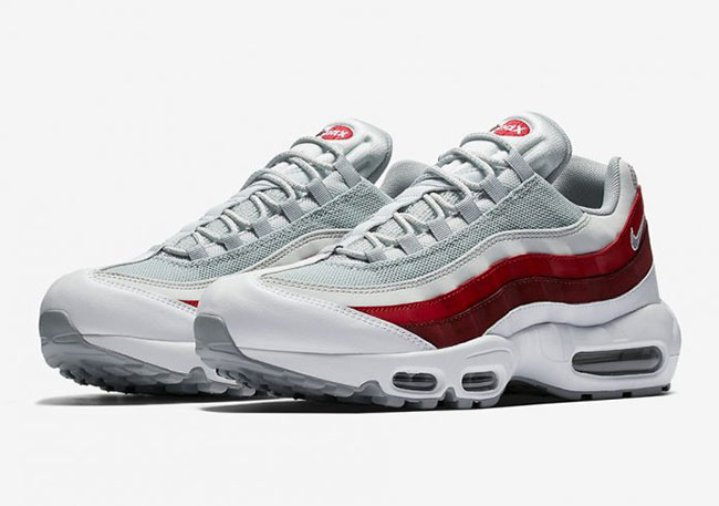 air max 95 red white grey
