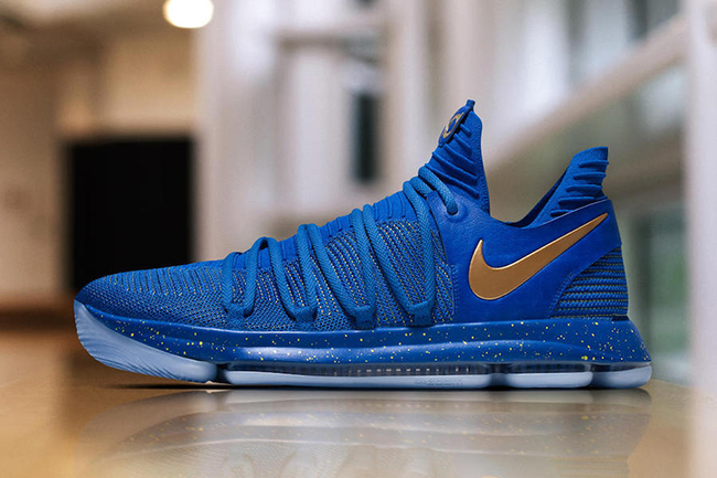 nike blue and gold