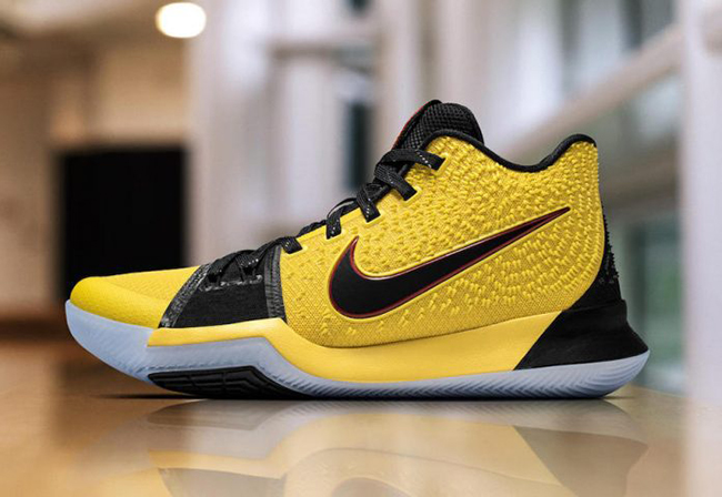 Nike Kyrie 3 PE Game 3 NBA Finals Yellow Black | SneakerFiles
