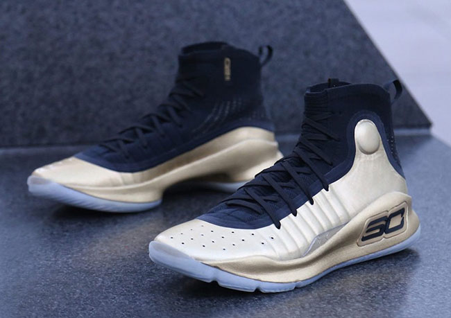 curry 4 black and gold