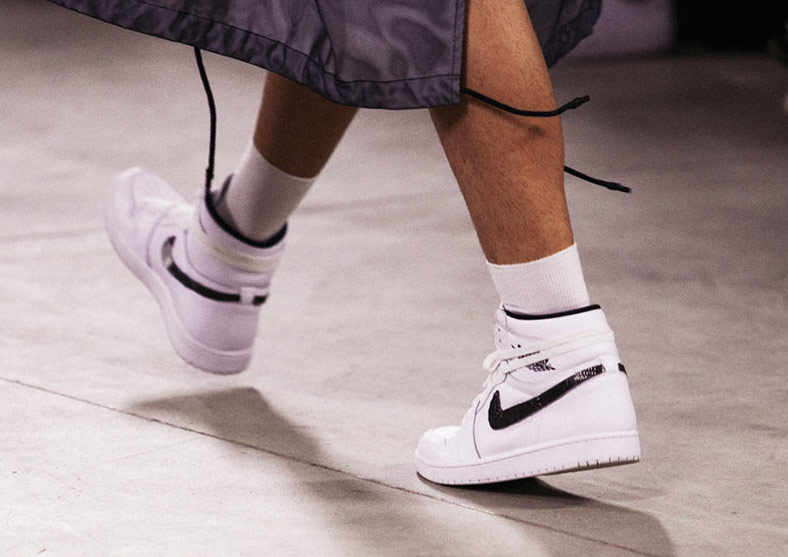Air Jordan 1 Flyknit Feng Chen Wang Fashion Show | SneakerFiles