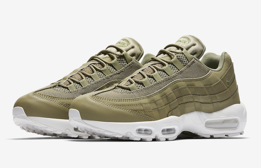 nike air max 95 green and white