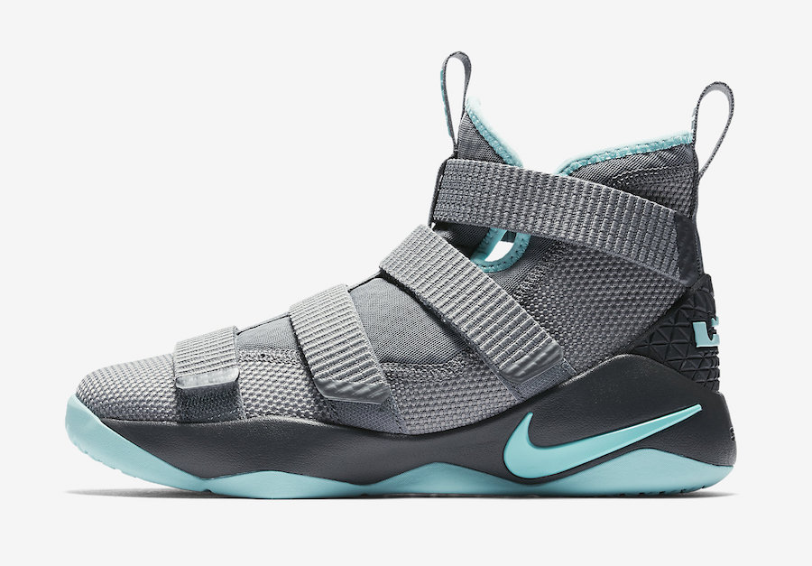 lebron soldier 11 grey and blue