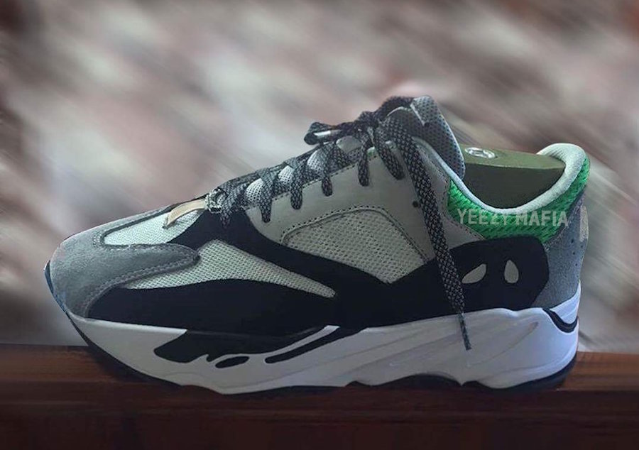 black and green yeezy 700