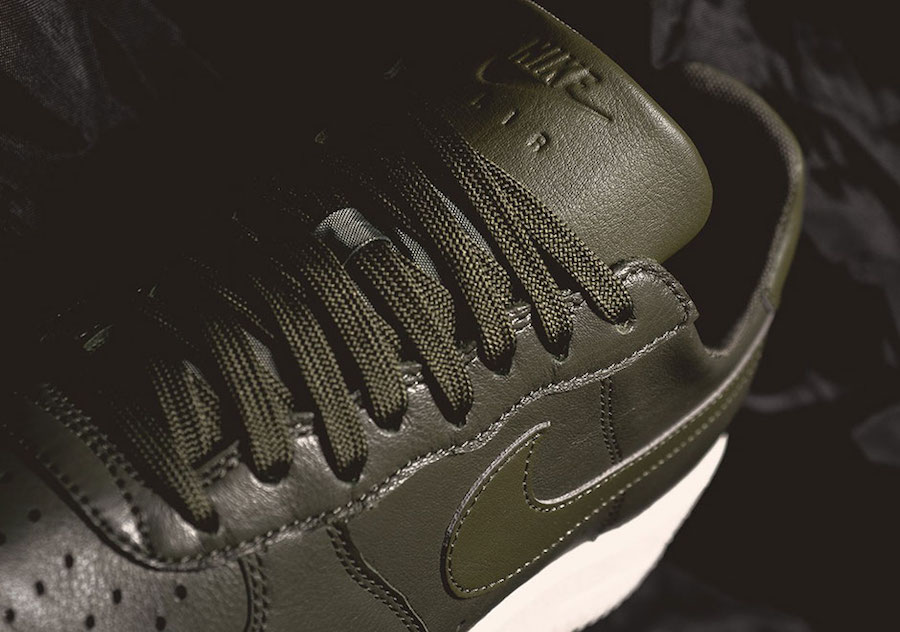 nike air force green leather