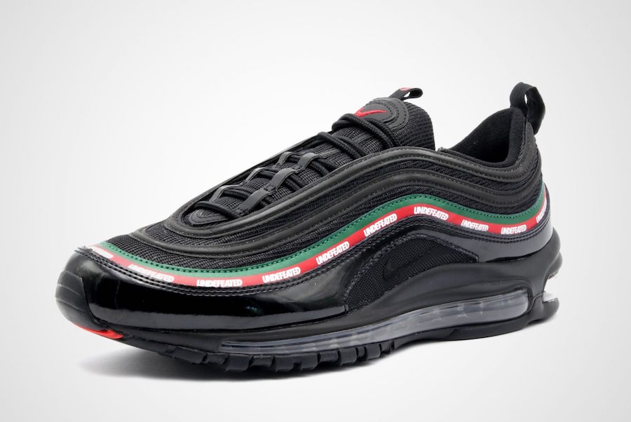 air max 97 undefeated black green red