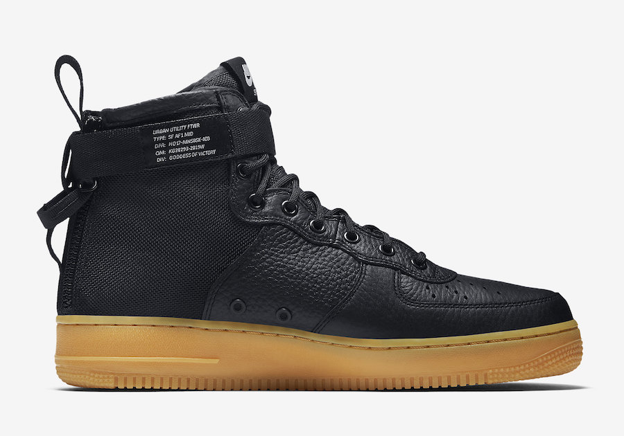 Nike SF-AF1 Mid Black Gum 917753-003 Release Date | SneakerFiles