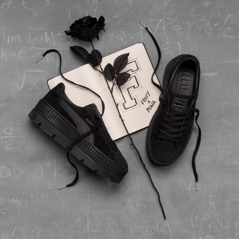 puma cleated creepers noir