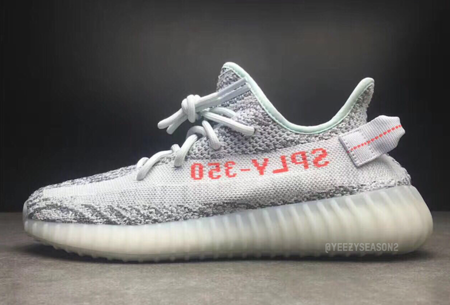 real yeezy blue tint