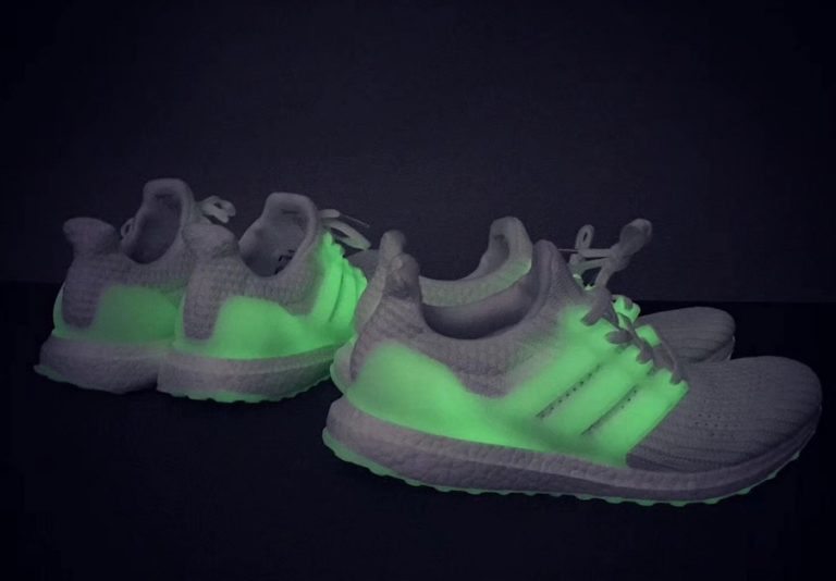 adidas pure boost glow in the dark