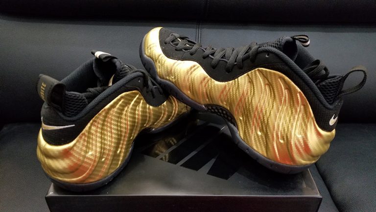 jordan foamposite gold