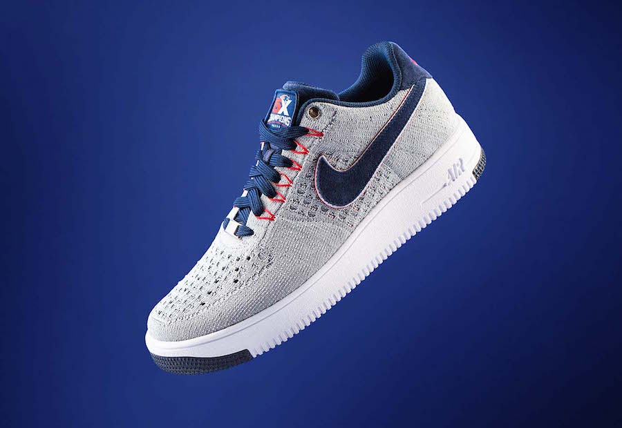 patriots flyknit air force ones