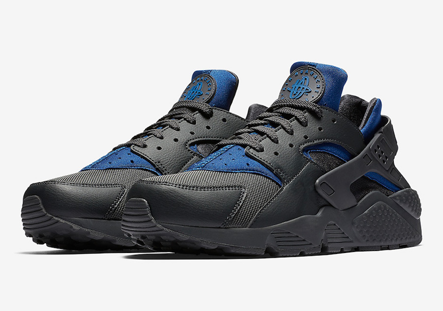 blue and grey huaraches