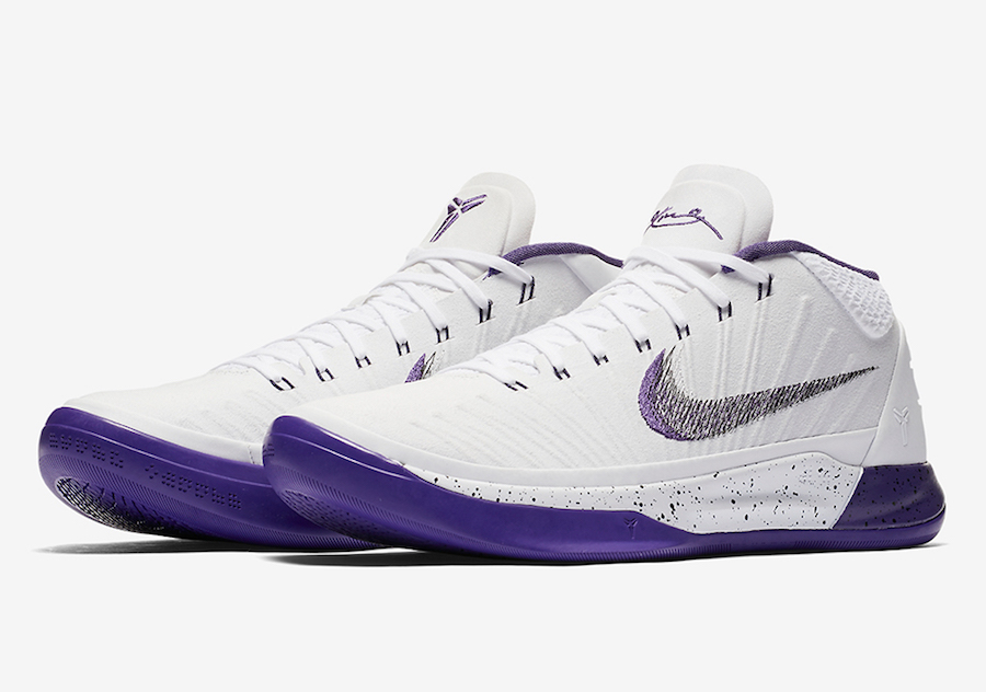 Nike Kobe AD Mid Baseline White Purple 922482-100 | SneakerFiles