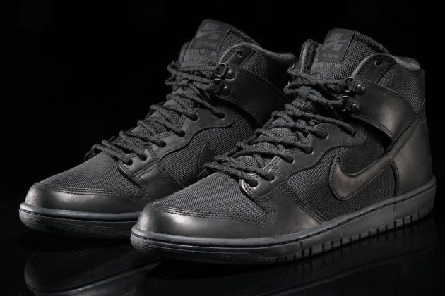 Nike SB Dunk High BOTA Triple Black 923110-001 Release | SneakerFiles