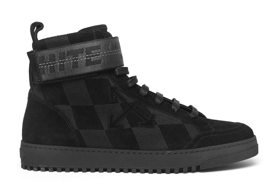 OFF-WHITE Black High Top Sneakers | Gov