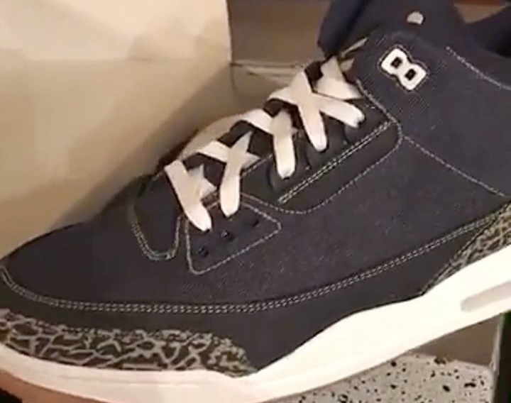 DJ Khaled Showcases ‘Denim’ Air Jordan 3 Sample | Sneakers Cartel