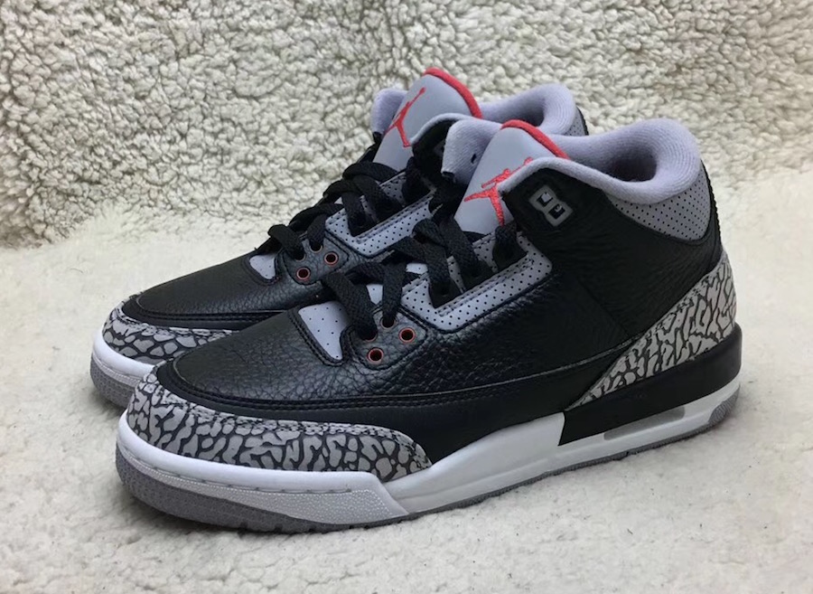 when did the black cement 3s come out