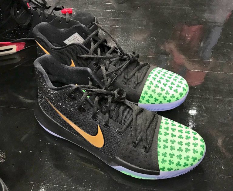 kyrie irving shamrock shoes