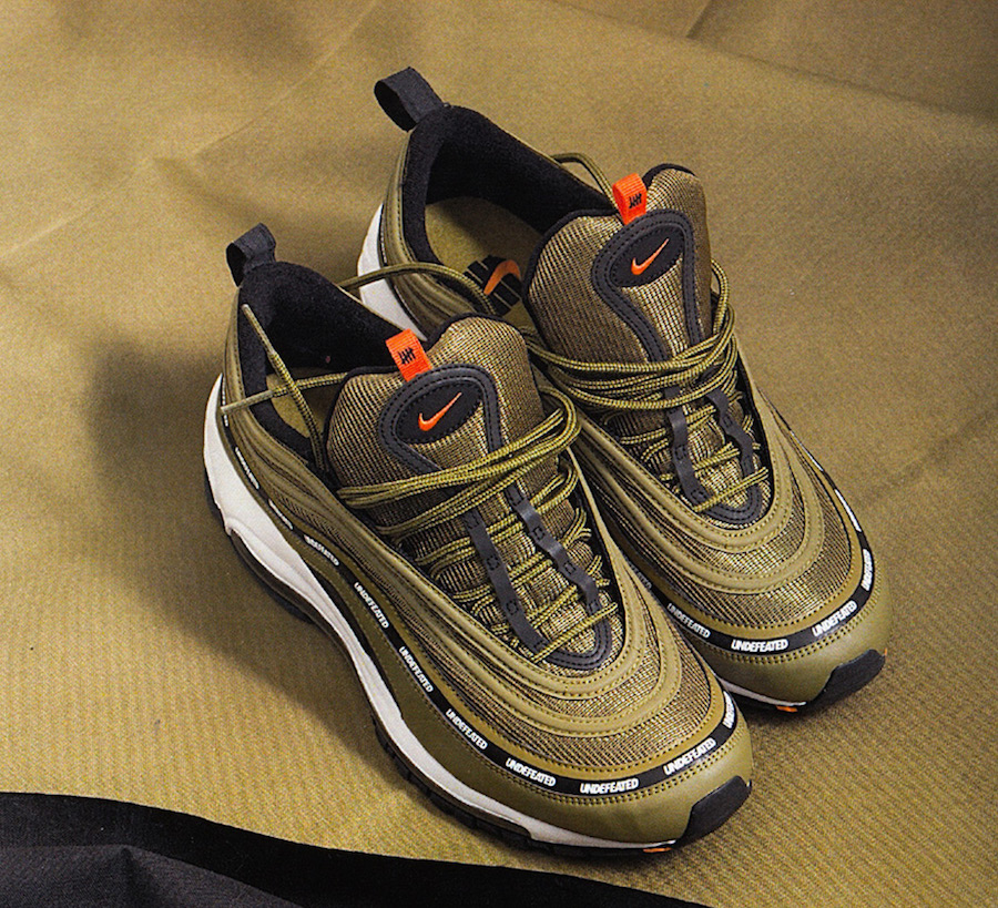 Undefeated Nike Air Max 97 Olive Release Date | SneakerFiles