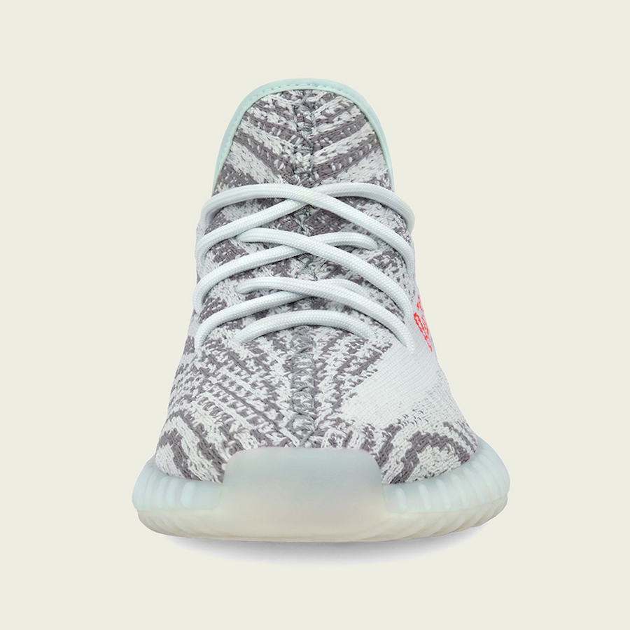 yeezy shoes blue tint
