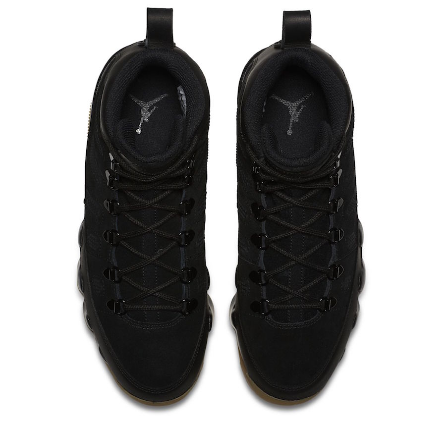 jordan 9 boots black