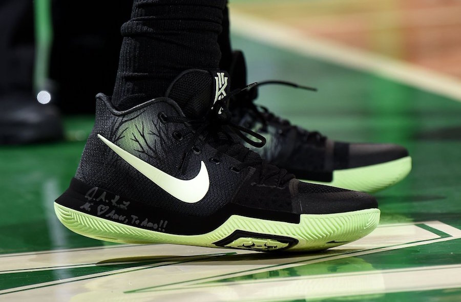 kyrie irving 4 black and green