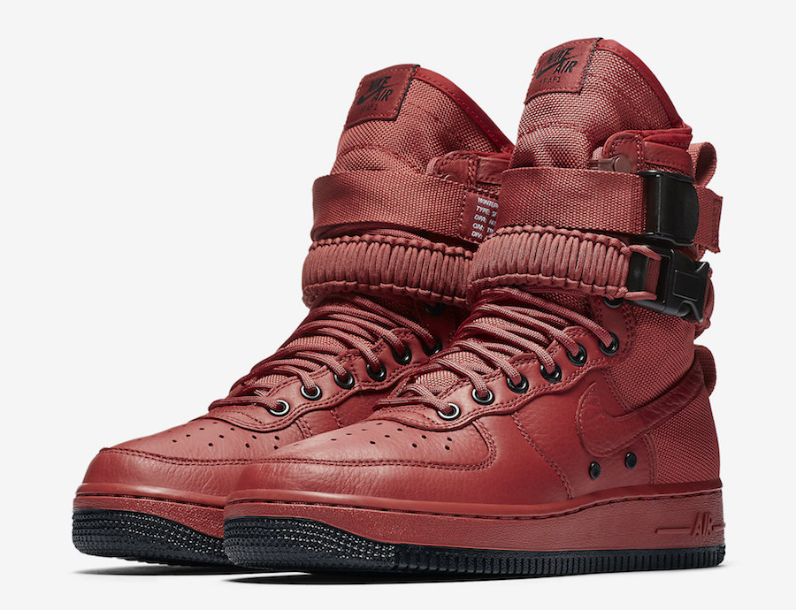 air force 1 sf red