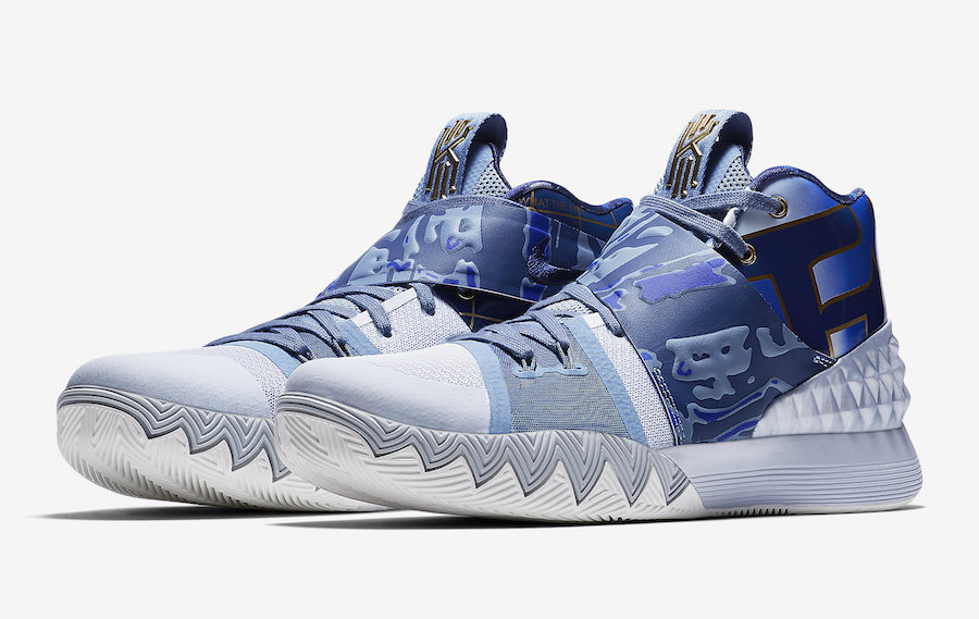 Nike What The Kyrie S1 Hybrid Blue Gold | SneakerFiles