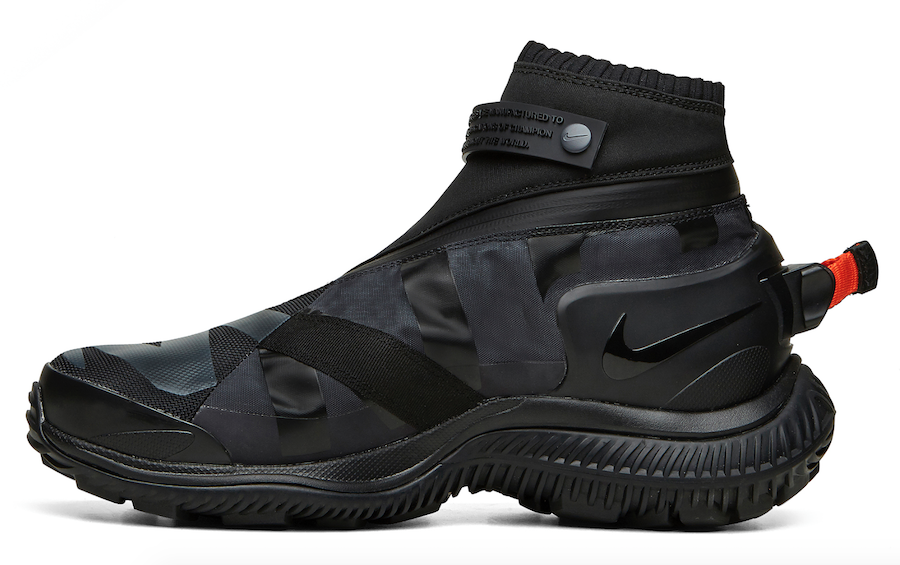 NikeLab Gyakusou Gaiter Boot Orange Black | SneakerFiles