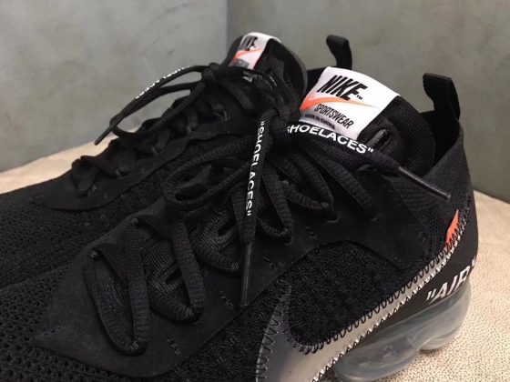 off white vapormax black fake