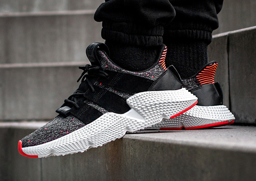 adidas Prophere Core Black Solar Red 