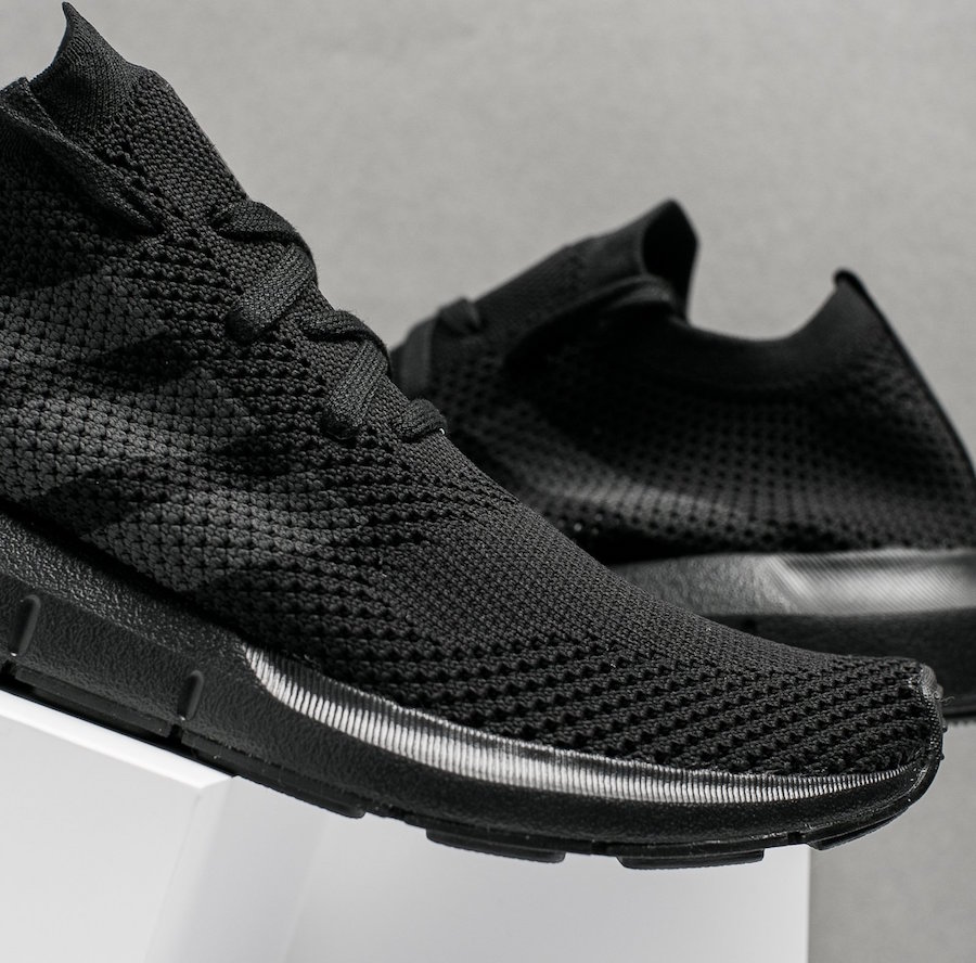 adidas Swift Run Primeknit Triple Black CQ2893 | SneakerFiles