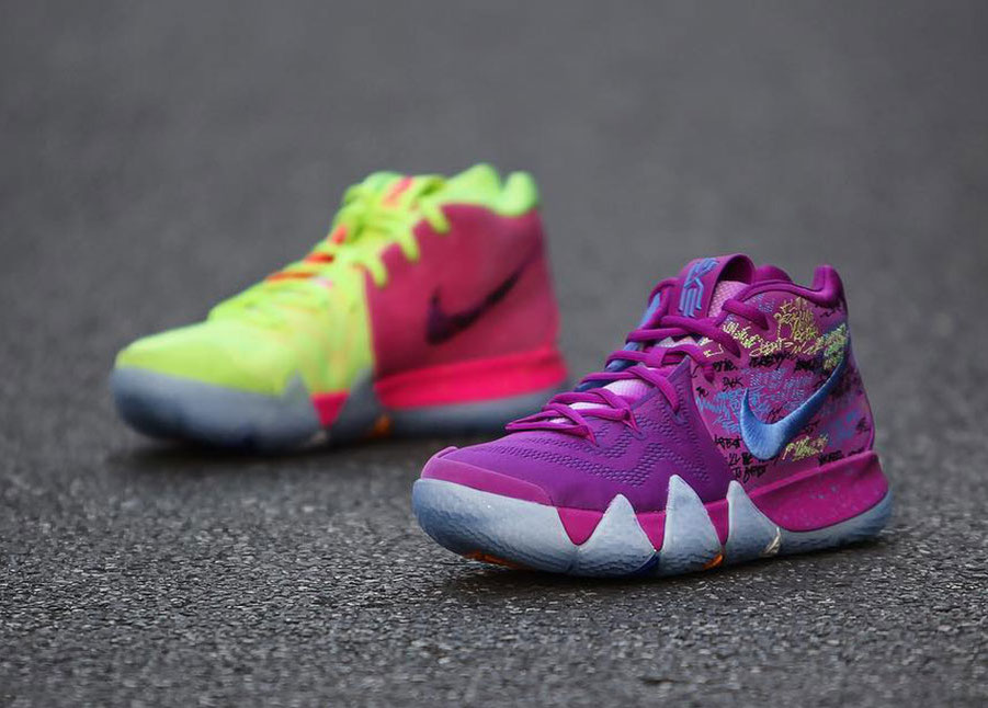 Nike Kyrie 4 Confetti Release Date | SneakerFiles