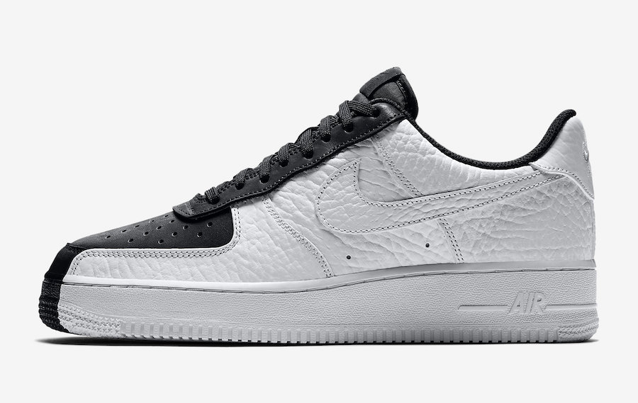 half white and black air force 1