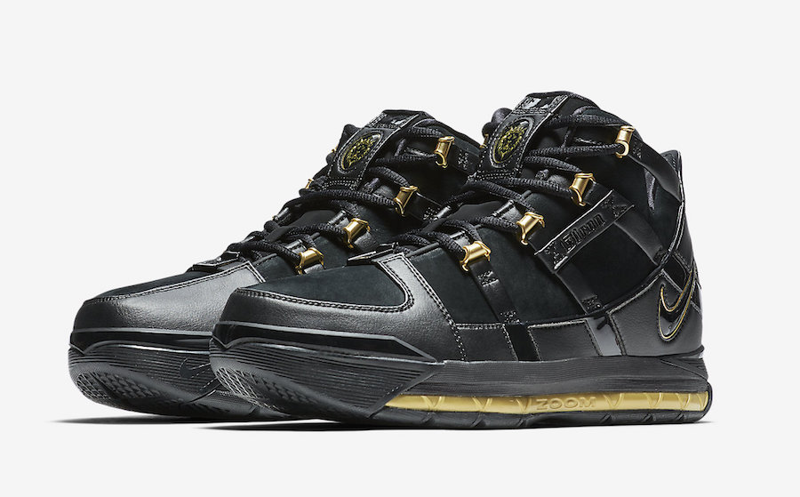 lebron 3s black and gold