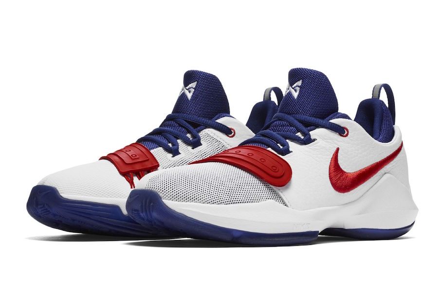 red white and royal blue nike shoes