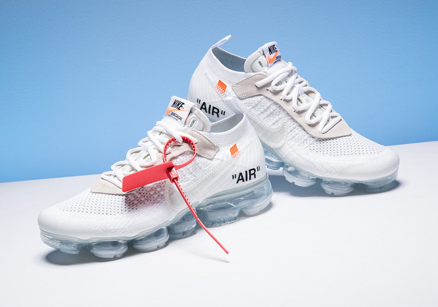 nike air vapormax off white bianche